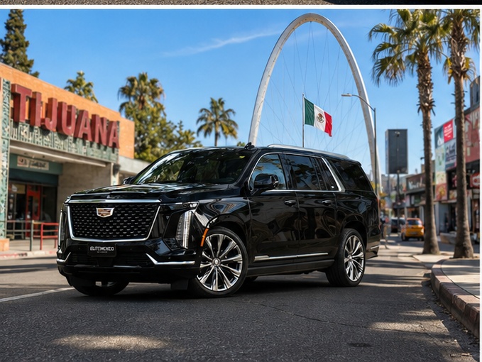 Cadillac Escalade ESV — Elite Mexico Tours fleet Cadillac Escalade ESV SUV used by Elite Mexico Tours for private San Diego to Tijuana transportation