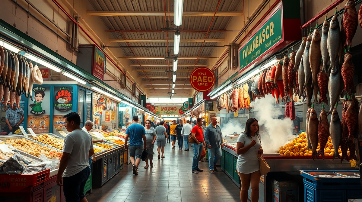 Tijuana food tour illustration