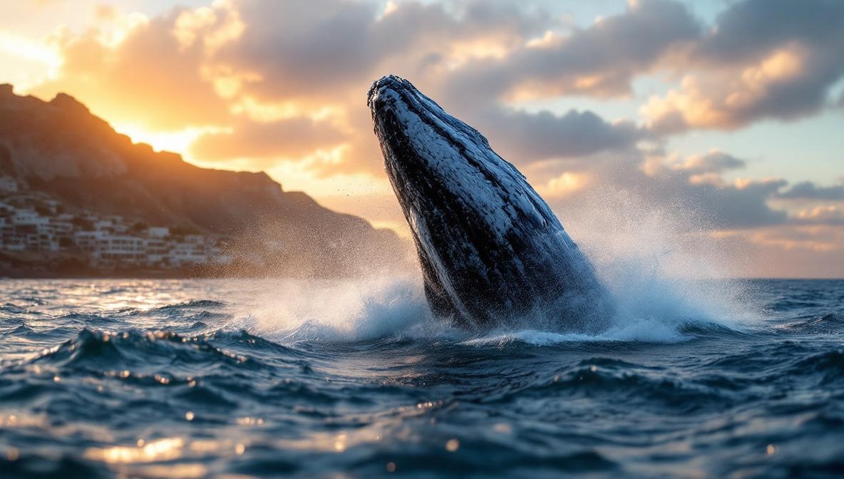 whale watching Ensenada tours illustration