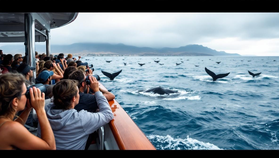 whale watching Ensenada tours illustration