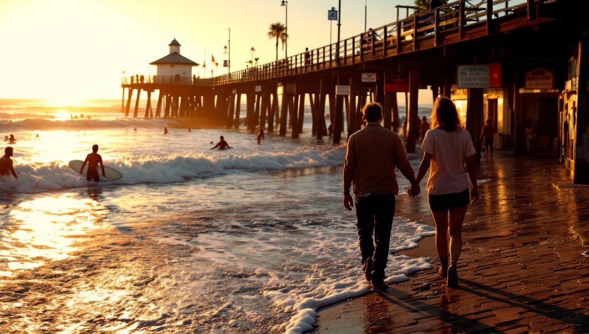 Rosarito Beach day trip San Diego illustration